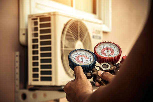 Professional Ductwork Repair technician working in Tatamy, PA